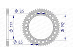 AFAM AFAM Alluminio posteriore parlato 63300 - 520