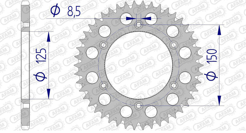 Afam Afam Afam Ultra-Light Autocurnea Reah Sprock 72304-520