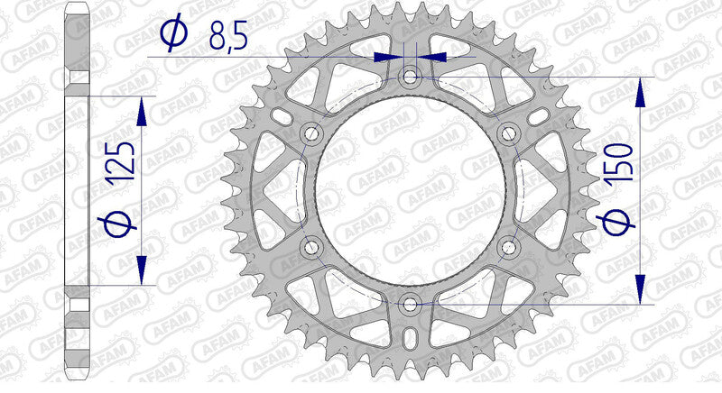 Afam Afam Afam Ultra-Light Autocurnea Reah Sprock 72304-520