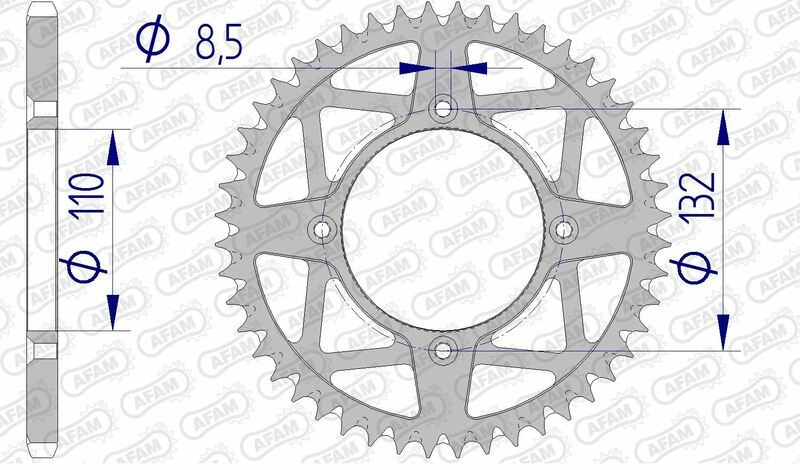 Afam Afam Afam Ultra-Light Autocurnea Reah Sprock 72306-520