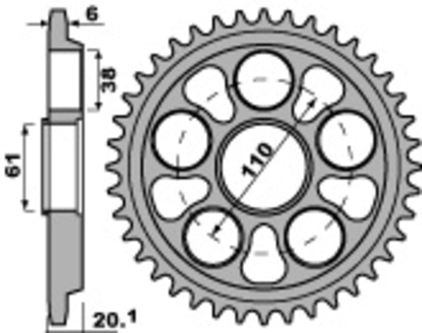 PBR ULTRA PBR -Light Alluminio ANODIZZATO ANODIZZATO DEI PERSO 4420 - 520 4420 41 LD
