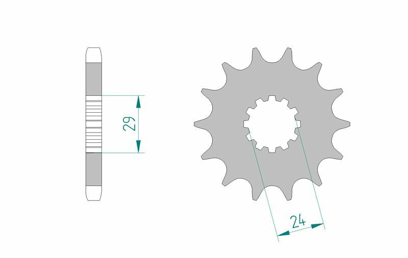 Afam Steel Standard Front Sprock 24601 - 530