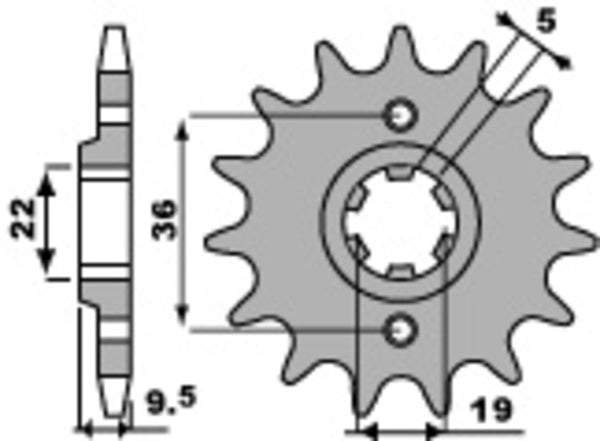 PBR STANDARD ANTERNO FRENT FONDO 337 - 520 337 14 18NC