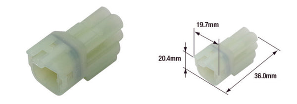 Connettore femminile impermeabile Tourmax 090 (FRSH) -4-POLE-ETP-107