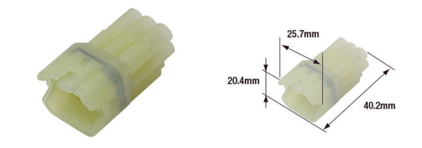 Connettore femminile impermeabile Tourmax 090 (FRSH) -6-POLE-ETP-109