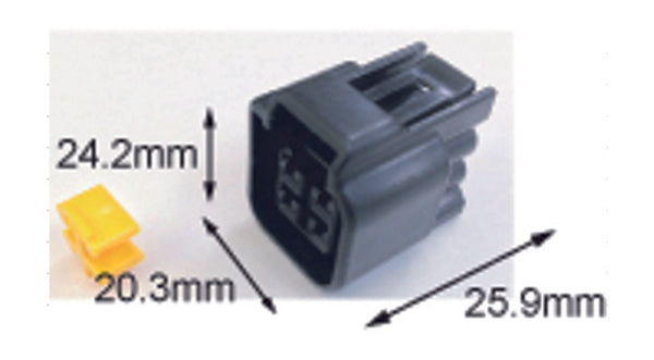Connettore femminile impermeabile Tourmax 090 (FRW) -4-POLE-ETP-60