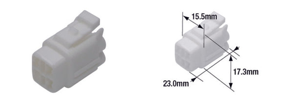 Tourmax waterproof male connector 090 (FRS)-4-pole-ETP-51