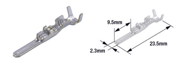 Terminal maschio TOURMAX Tipo 090 (FRW) -Brass-50-Pack-ETP-55