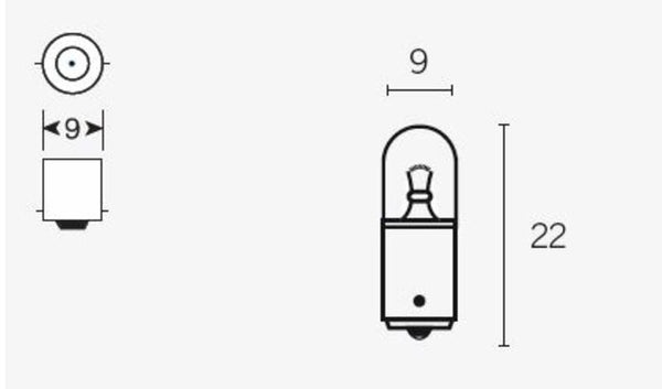 V Parti T85 Lam lampadine 6V 4W - X10 14682