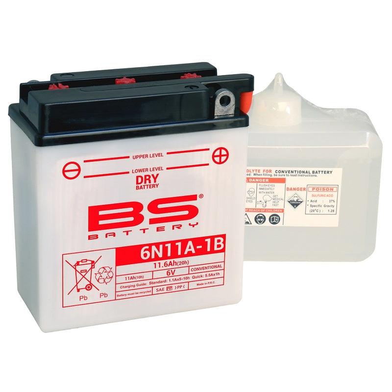 Batteria BS Batteria convenzionale con pacchetto acido - 6n11a -1b