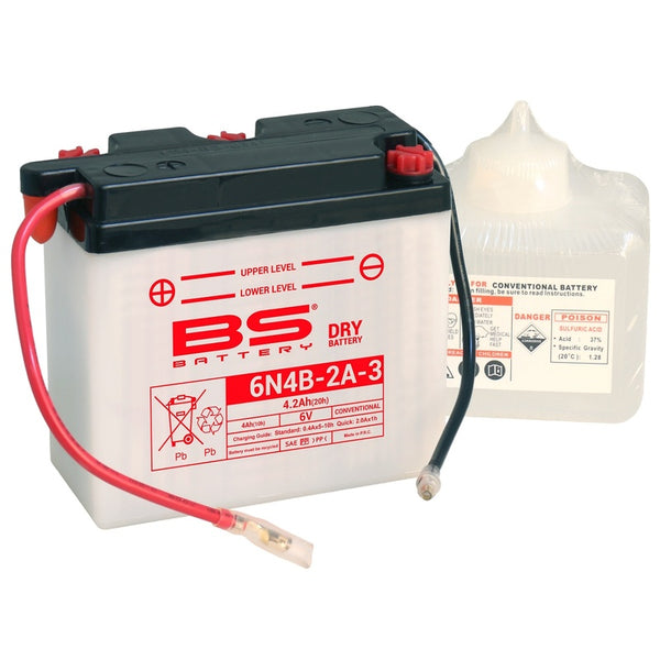 Batteria BS batteria convenzionale con pacchetto acido-6N4b-2A-3