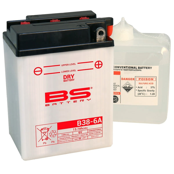 Batteria BS Convenzionalmente con pacchetto acido - B38-6A