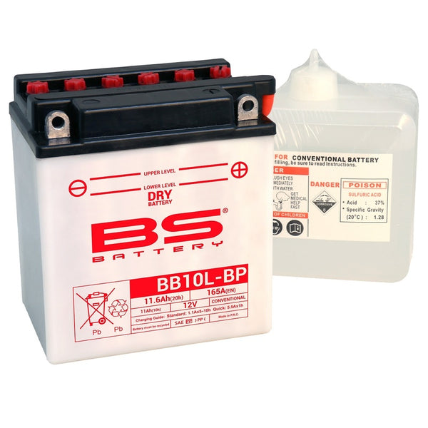 Batteria bs batteria ad alta prestazione con pacchetto acido -bb10l -bp