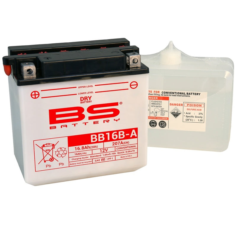 Batteria BS Batteria Alte prestazioni con pacchetto acido - bb16b -a