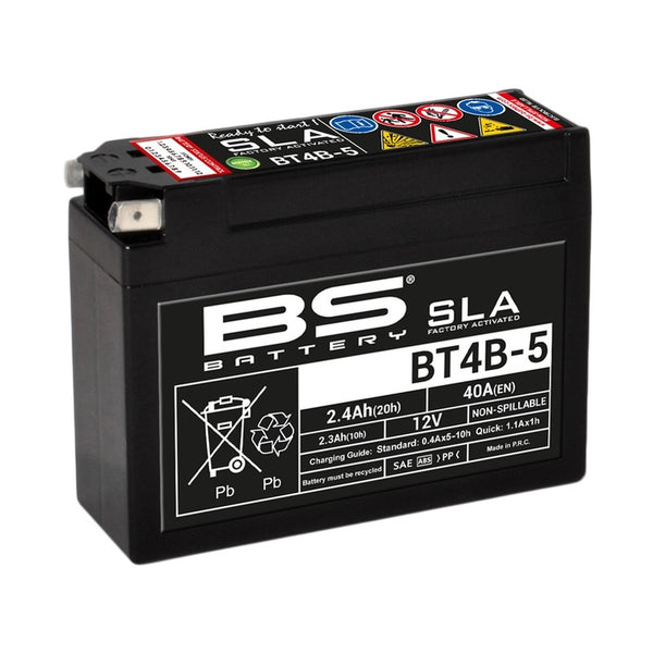 BS Battery SLA Battery Maintenance-Free Factory Activated - BT4B-5 