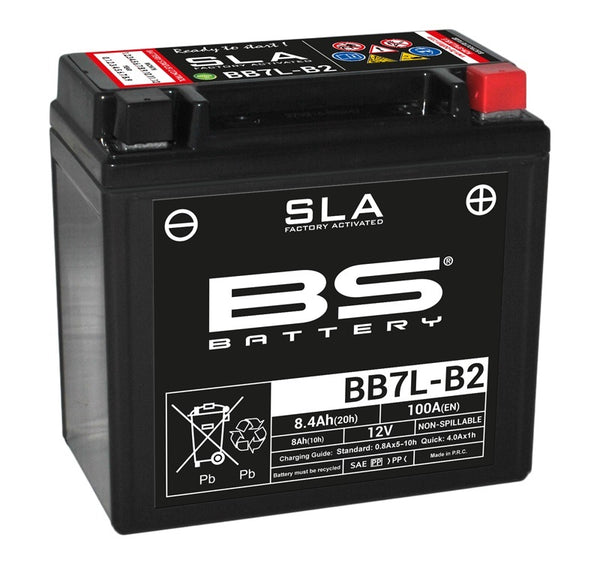 BS Battery SLA Battery Maintenance-Free Factory Activated - BB7L-B2 