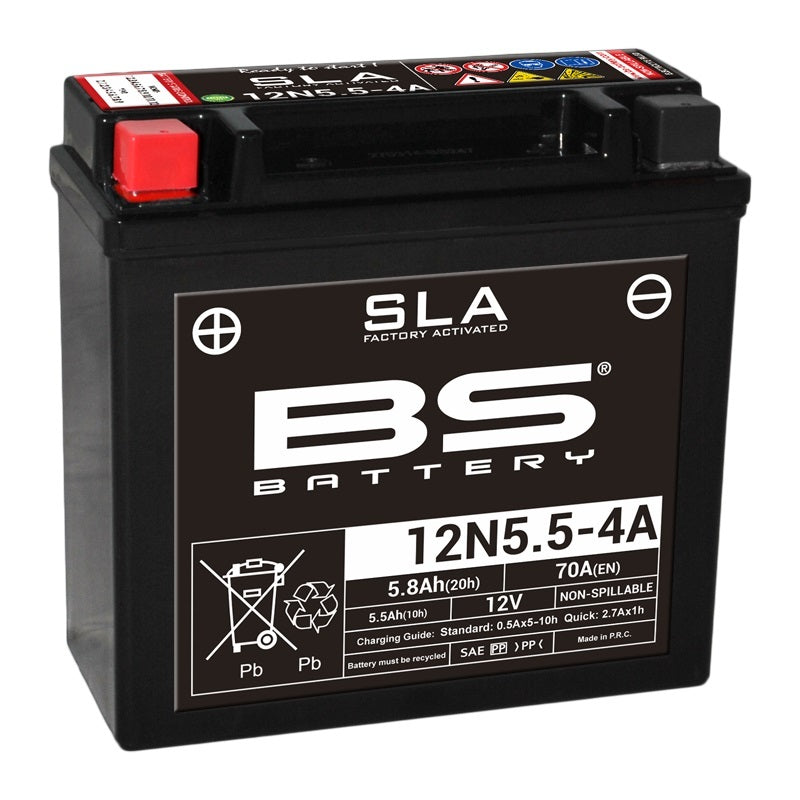 BS Battery SLA Manutenzione della batteria Manutenzione Free Factory Attivata - 12N5.5-4A/4B