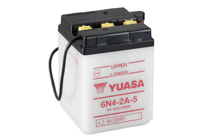 Batteria Yuasa convenzionale senza acido pacchetto-6n4-2a-5