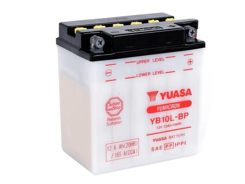 Batteria Yuasa convenzionale senza pacchetto acido - yb10l -bp