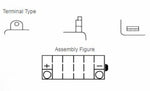 Batteria Yuasa convenzionale senza pacchetto acido - yb9 -b