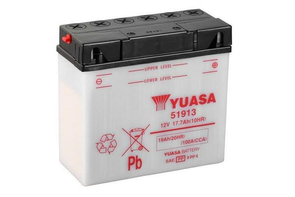 Batteria convenzionale Yuasa senza pacchetti acidi - 51913