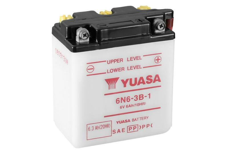 Batteria Yuasa convenzionale senza acido pacchetto-6n6-3b-1