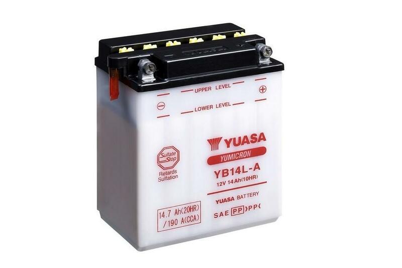 Batteria Yuasa convenzionale senza pacchetto acido - yb14l -a