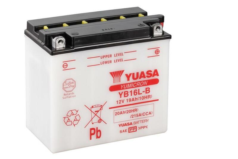 Batteria Yuasa convenzionale senza pacchetto acido - yb16l -b