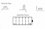 Batteria Yuasa convenzionale senza pacchetto acido - yb3l -b