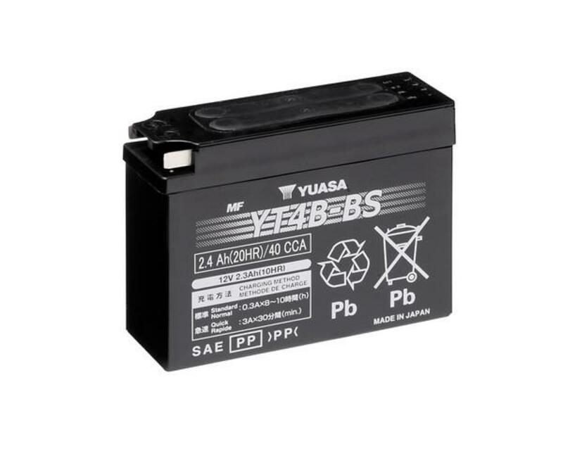 Manutenzione della batteria Yuasa senza acido pacchetto - yt4b -b