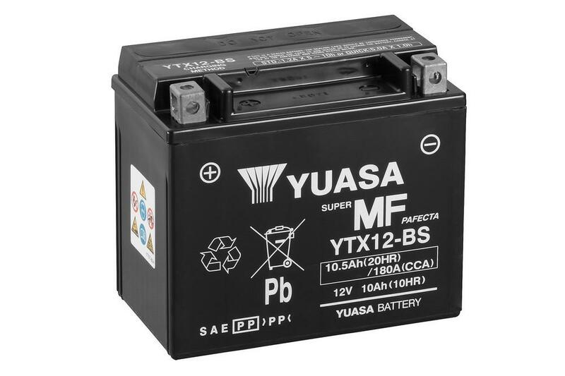 Manutenzione della batteria Yuasa privo di pacchetto acido - ytx12 -b