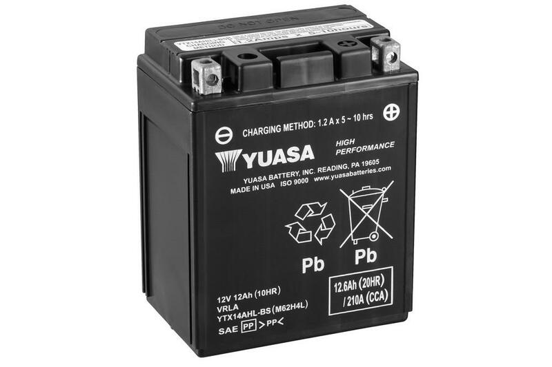 Manutenzione della batteria Yuasa privo di pacchetto acido - ytx14ahl -b