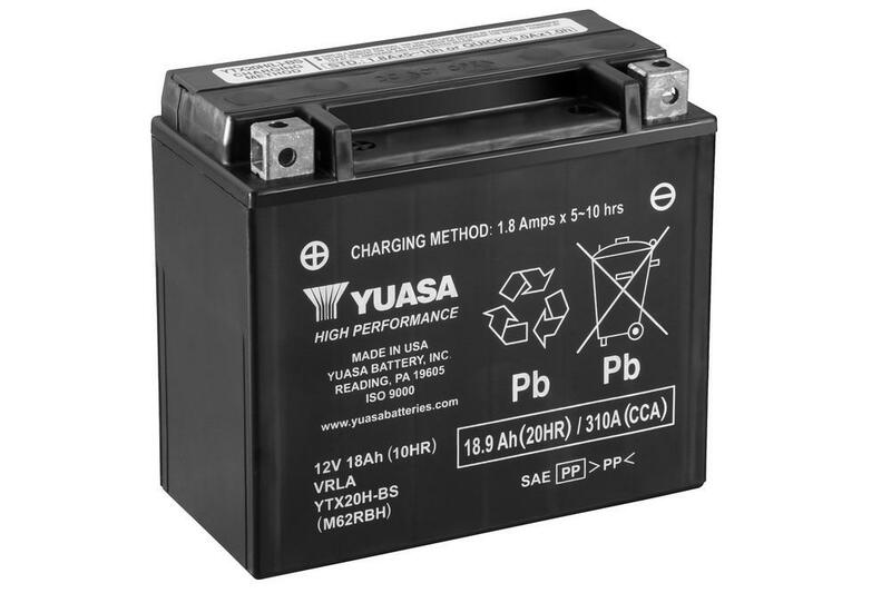 Yuasa Battery Maintenance Free With Acid Pack - YTX20H -B