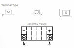 Manutenzione della batteria Yuasa privo di pacchetto acido - ytx4l -b