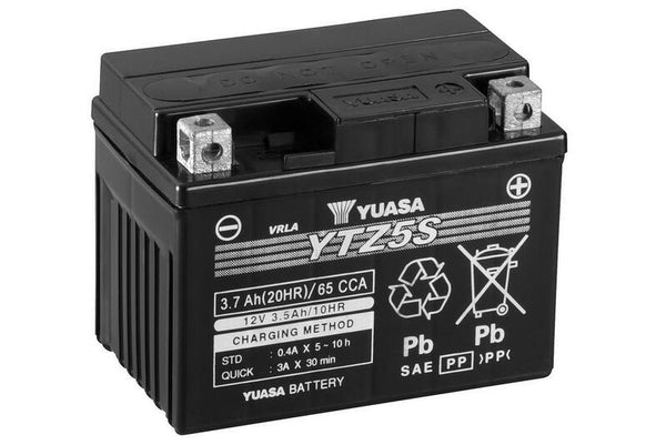 Yuasa manutenzione -cree fabbrica -a batteria abilitata -ytz5s
