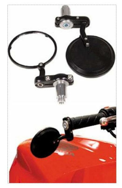 V PARTI VECCHIO SPECCHIO ENTERIO UNIVERSAL - NERO (Coppia) A40-50080K