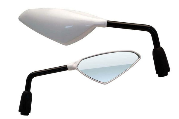 V PARTI VENTO SPECCHIO UNIVERSAL M10/125 - Bianco (coppia) E778BL
