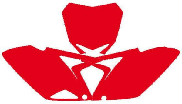 Adesivi a piastra nera Red Suzuki RM-Z250 3318/000009