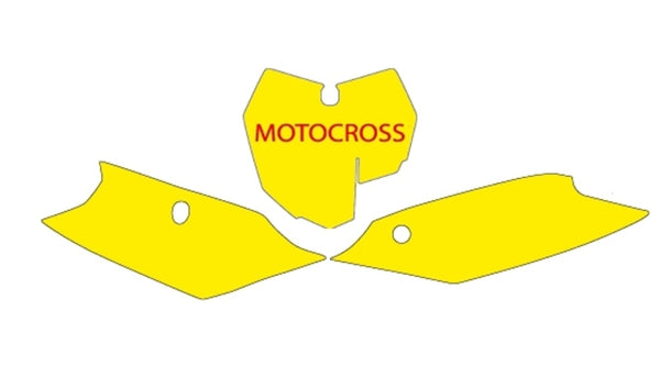 Adesivi a piastre di nero KTM White KTM SX/SX-F 3519/000005