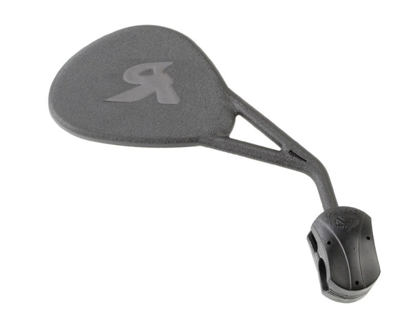 V Parti enduro a destra specchio universale - nero (1pc) E382D