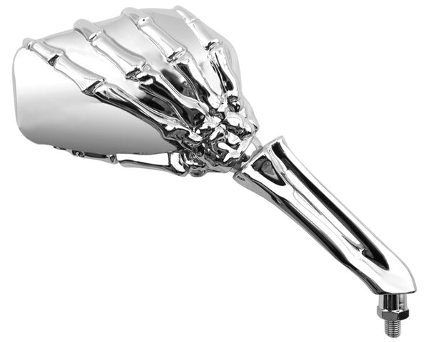 V PARTI SCHELETRO SPECCHIO DESTRA UNIVERSAL M10 - CHROME (1PC) E569D