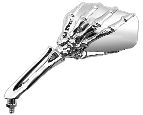 V parti scheletro Specchio sinistro universale M10 - Chrome (1pc) E569i