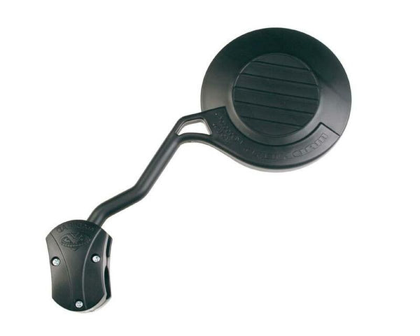 V Parti a sinistra Specchio adattabile universale - enduro nero e quad (1pc) E715