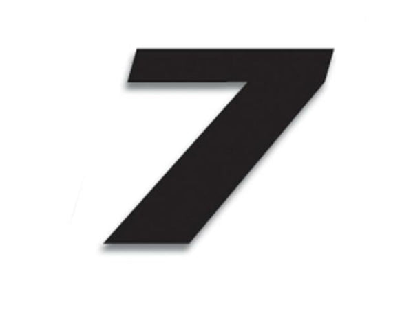 Blackbird Race Numero 7 20x25cm nero 5049/20/7