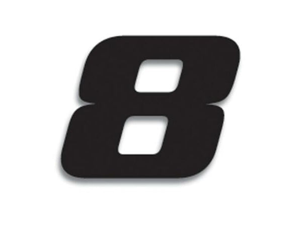 Blackbird Race Numero 8 20x25cm nero 5049/20/8