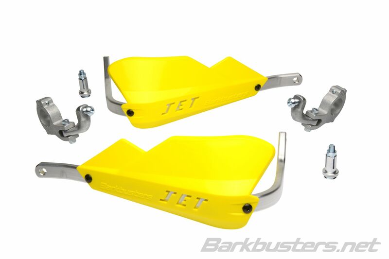 BARKBUSTERS Jet Handguard Set a due punti Giallo giallo conico-002-02-ye