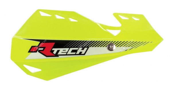 Racetech Dual Handguards Neon Yellow R-Kitpmdugf14