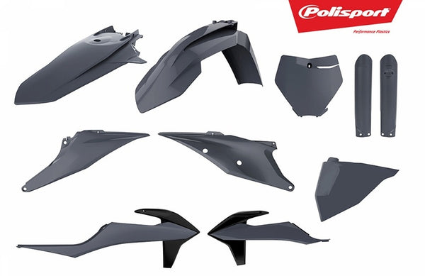 Kit di plastica di polizia Nardo Grey KTM SX/SX-F 90814
