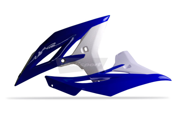 Il radiatore della polizia copre OEM Color Blue/White (11-12) Yamaha YZ250F/WR450F 8413700006