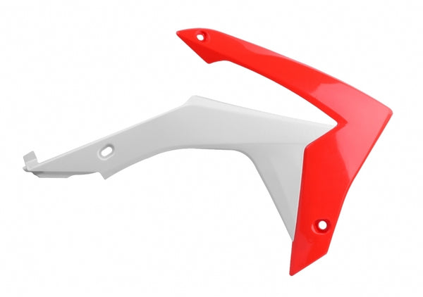 Radiatore Gate della polizia Copri OEM Colore OEM rosso/bianco Honda CRF250R/CRF450R 84171001
